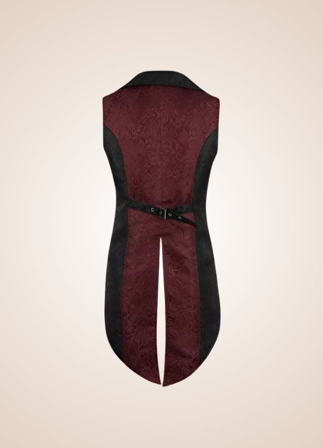 Men's Steampunk Long Vest - Steampunk Australia