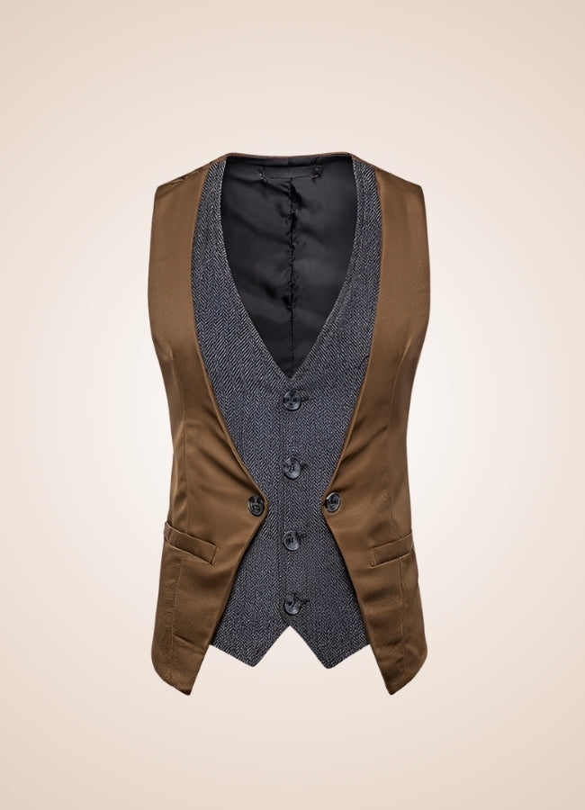 Men's Steampunk Vintage Vest - Steampunk Australia