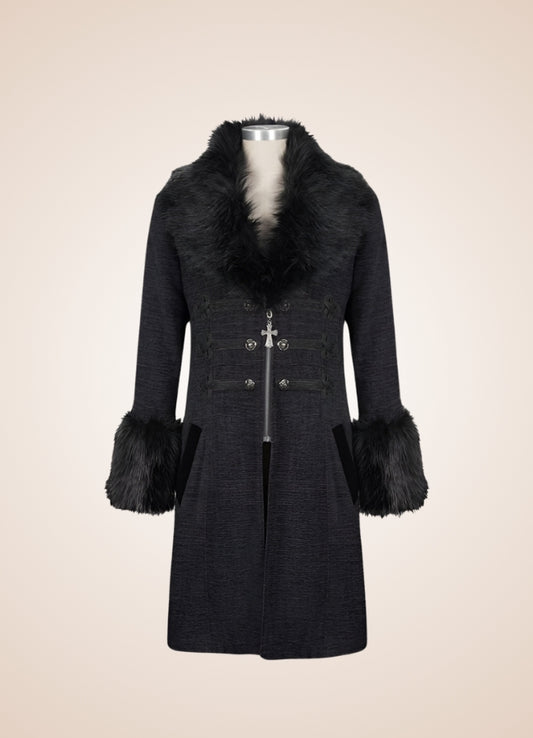 Men's Victorian Black Coat - Steampunk Australia
