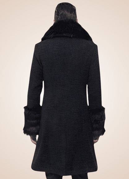 Men's Victorian Black Coat - Steampunk Australia