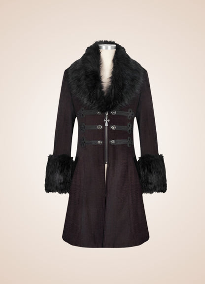 Men's Victorian Burgundy Coat - Steampunk Australia