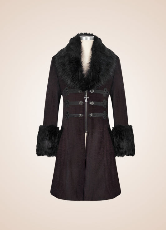Men's Victorian Burgundy Coat - Steampunk Australia