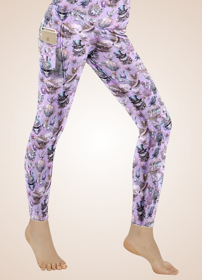Multi Color Steampunk Legging - Steampunk Australia
