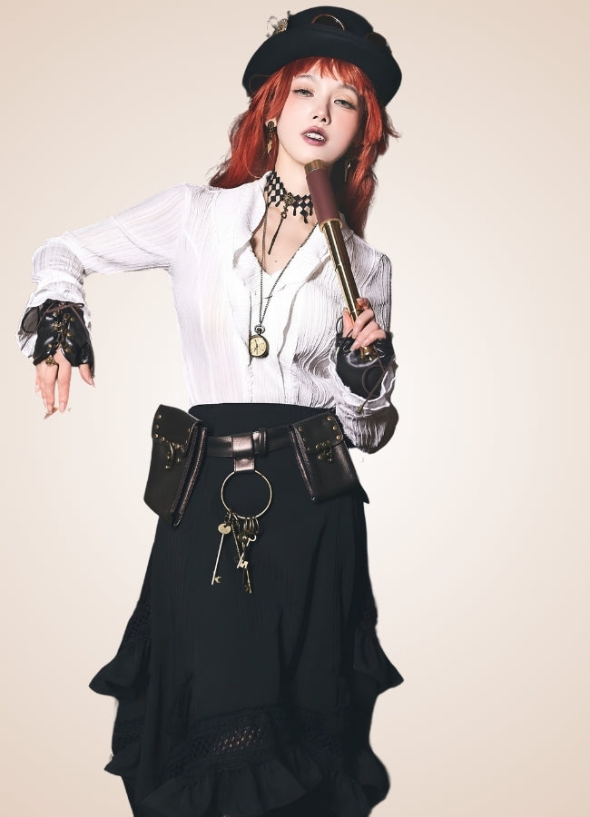 Pleated Steampunk Shirt - Steampunk Australia