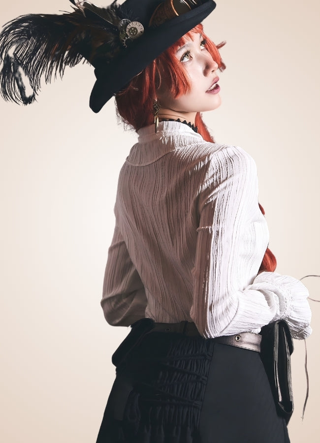 Pleated Steampunk Shirt - Steampunk Australia
