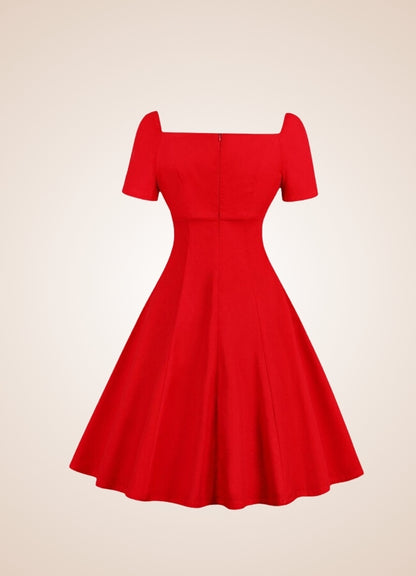Red Gothic Style Dress - Steampunk Australia