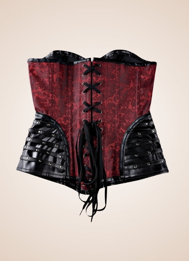 Red Steampunk Corset - Steampunk Australia