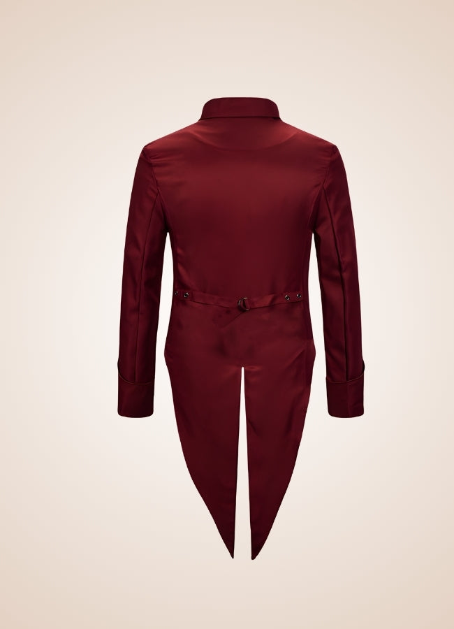 Red Steampunk Tailcoat - Steampunk Australia