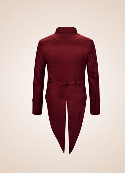 Red Steampunk Tailcoat - Steampunk Australia