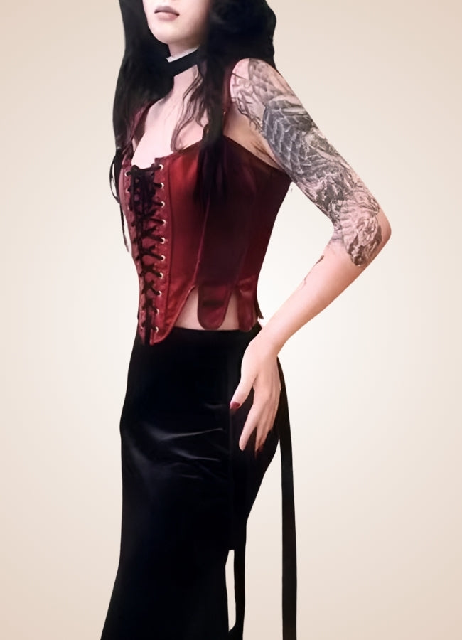 Retro Gothic Women's Corset - Steampunk Australia