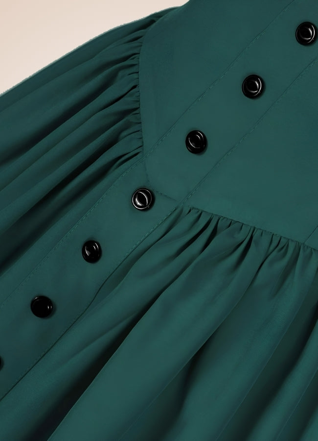 Retro High Waist Steampunk Skirt - Steampunk Australia