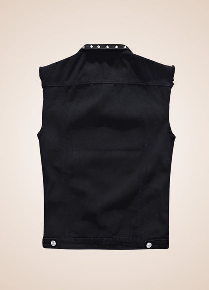 Rivet Jeans Punk Vest - Steampunk Australia