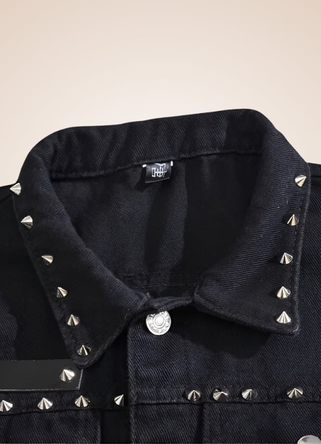Rivet Jeans Punk Vest - Steampunk Australia