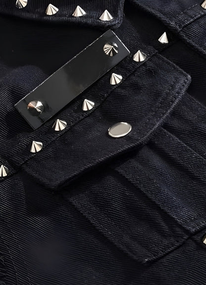 Rivet Jeans Punk Vest - Steampunk Australia