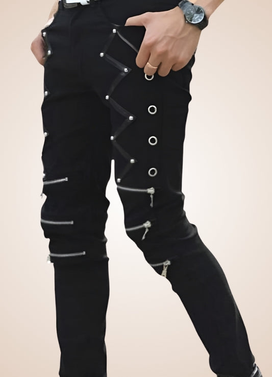 Slim Fit Spring Trousers - Steampunk Australia