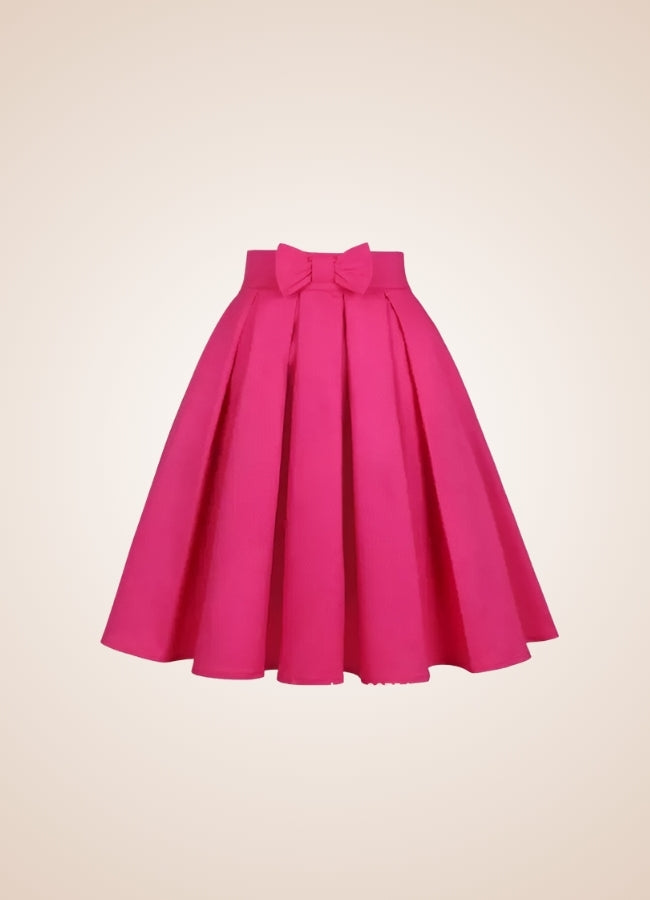 Solid Color Ribbon Mini Skirt - Steampunk Australia