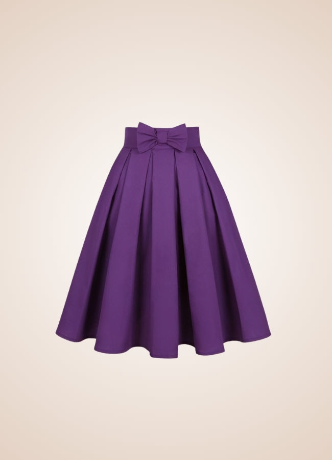 Solid Color Ribbon Mini Skirt - Steampunk Australia