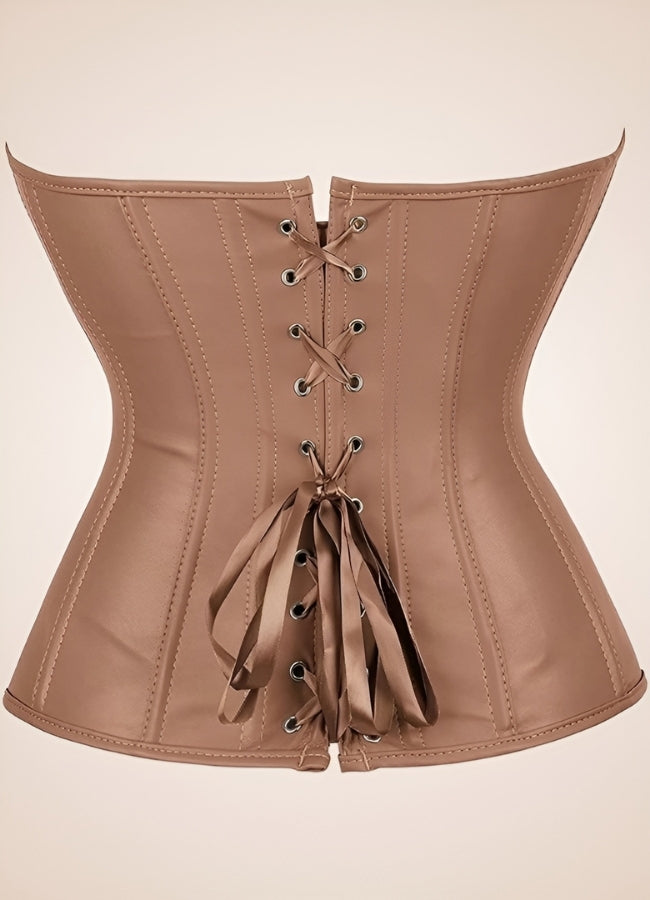 Solid Color Steampunk Corset - Steampunk Australia