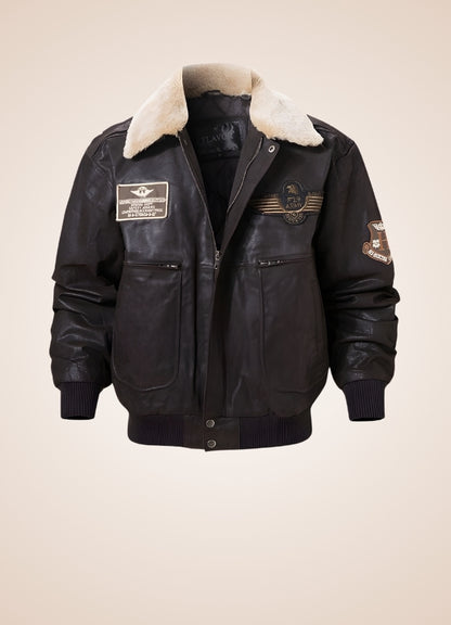 Steampunk Aviator Leather Jacket - Steampunk Australia