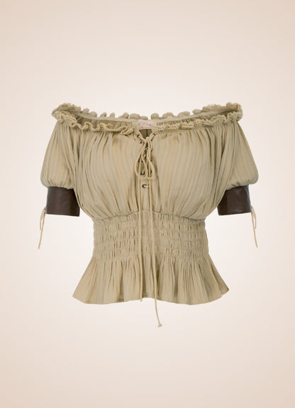 Steampunk Bare Shoulders Shirt - Steampunk Australia