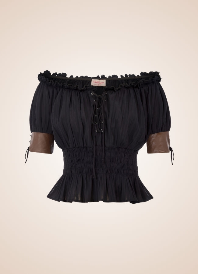 Steampunk Bare Shoulders Shirt - Steampunk Australia