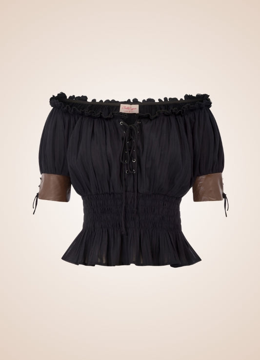 Steampunk Bare Shoulders Shirt - Steampunk Australia