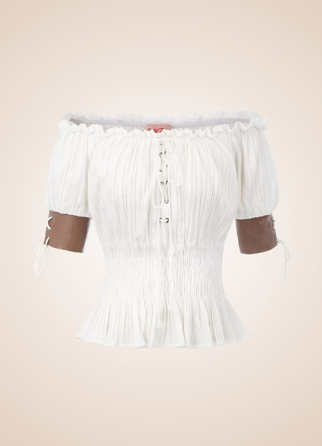 Steampunk Bare Shoulders Shirt - Steampunk Australia