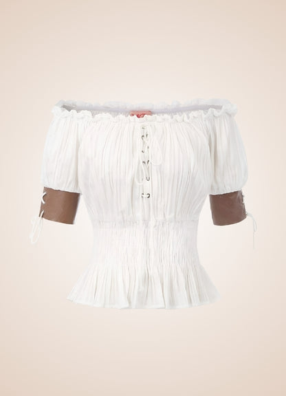 Steampunk Bare Shoulders Shirt - Steampunk Australia