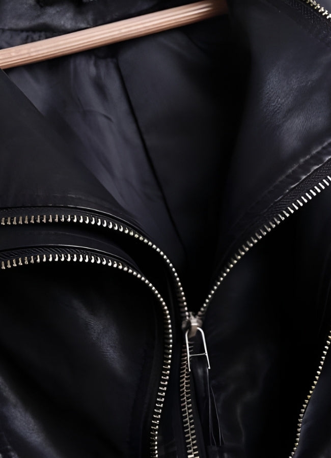 Steampunk Biker Leather Jacket - Steampunk Australia