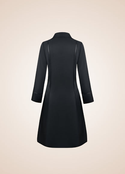Steampunk Black Goth Women's Coat - Steampunk Australia