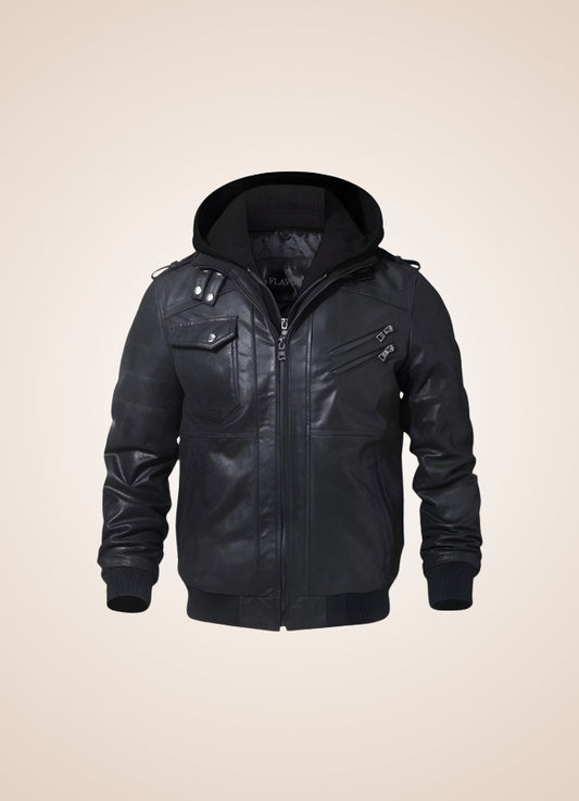 Steampunk Black Leather Jacket - Steampunk Australia