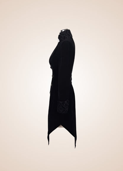 Steampunk Black Trench Coat - Steampunk Australia