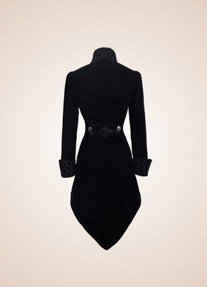 Steampunk Black Trench Coat - Steampunk Australia