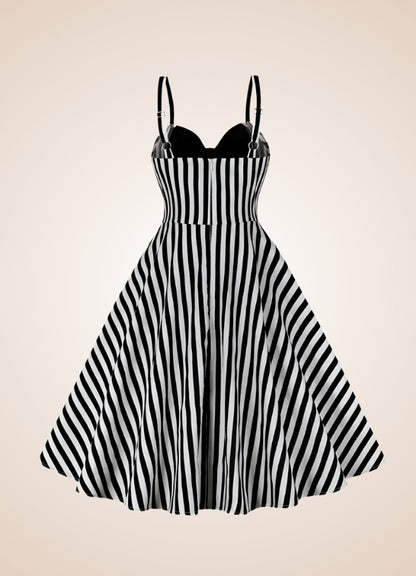 Steampunk Black White Dress - Steampunk Australia