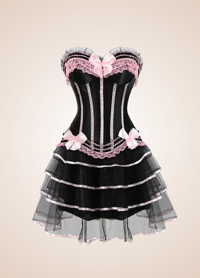 Steampunk Bowknot Corset Dress - Steampunk Australia