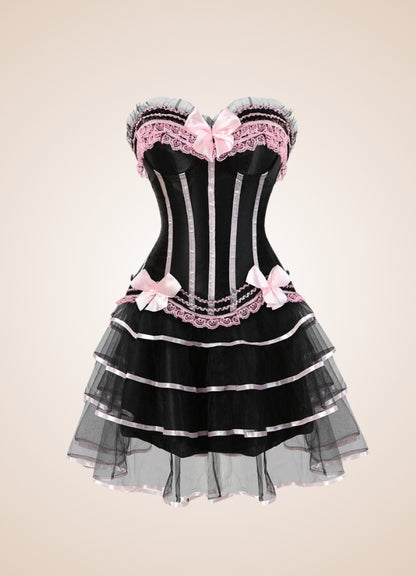 Steampunk Bowknot Corset Dress - Steampunk Australia