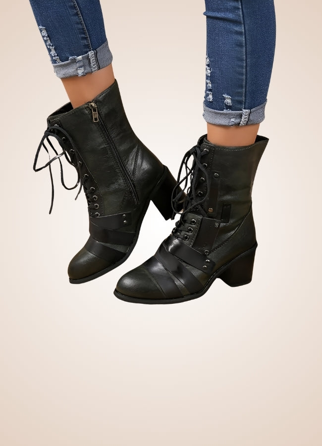 Steampunk British Lace Up Boots - Steampunk Australia