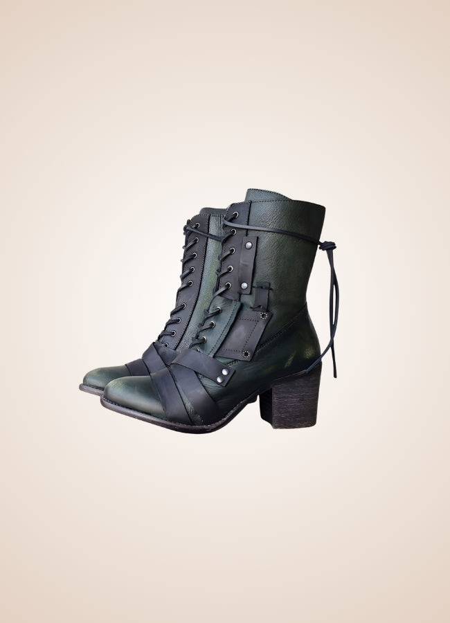 Steampunk British Lace Up Boots - Steampunk Australia