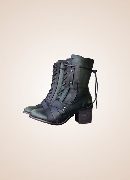Steampunk British Lace Up Boots - Steampunk Australia