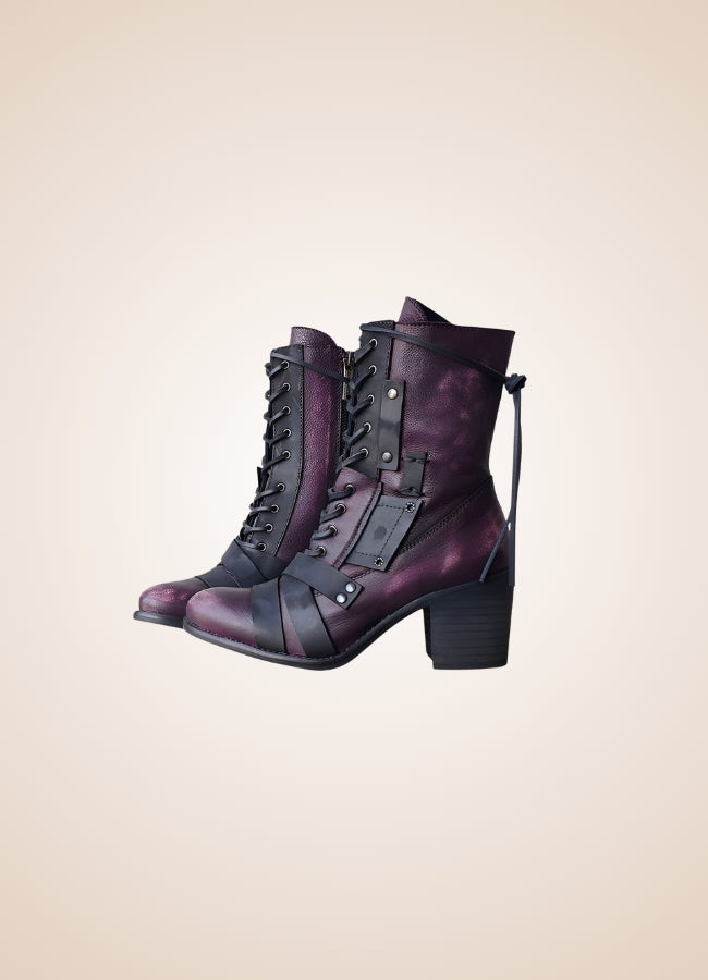 Steampunk British Lace Up Boots - Steampunk Australia