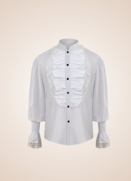 Steampunk British Style Ruffle Shirt - Steampunk Australia