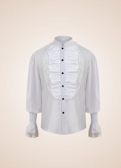Steampunk British Style Ruffle Shirt - Steampunk Australia