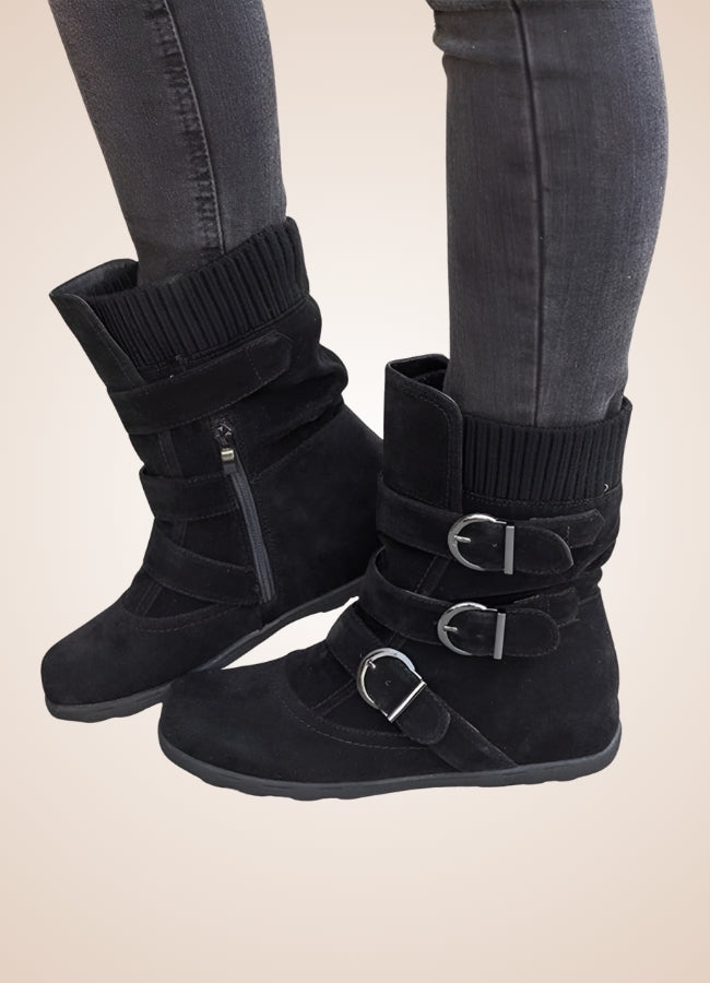 Steampunk Buckle Ankle Boots - Steampunk Australia