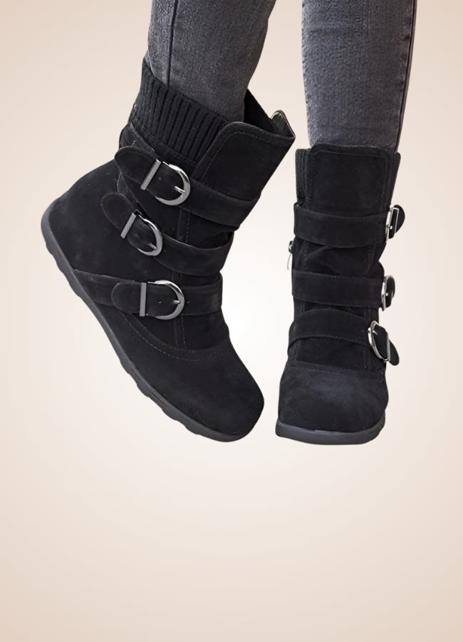 Steampunk Buckle Ankle Boots - Steampunk Australia