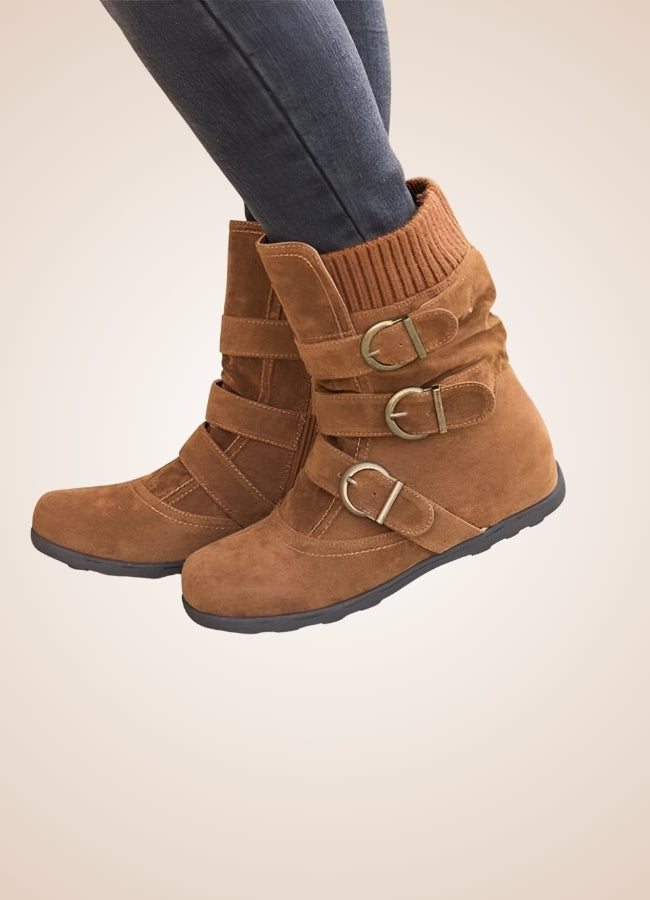 Steampunk Buckle Ankle Boots - Steampunk Australia