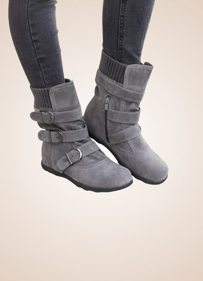 Steampunk Buckle Ankle Boots - Steampunk Australia