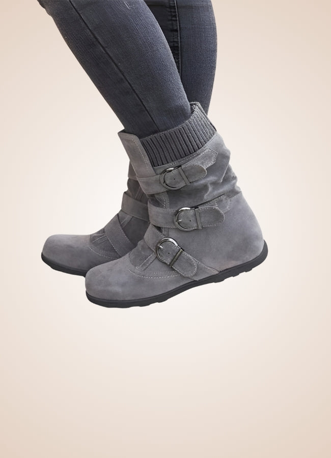 Steampunk Buckle Ankle Boots - Steampunk Australia