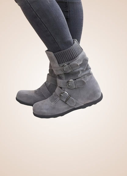Steampunk Buckle Ankle Boots - Steampunk Australia