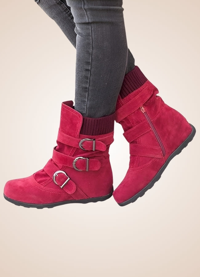 Steampunk Buckle Ankle Boots - Steampunk Australia