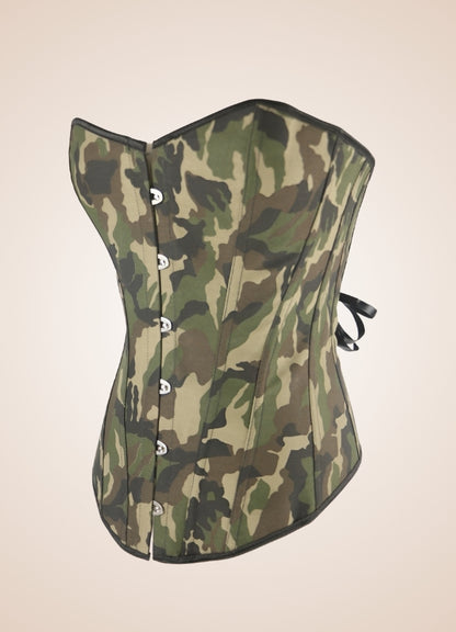 Steampunk Camouflage Corset - Steampunk Australia